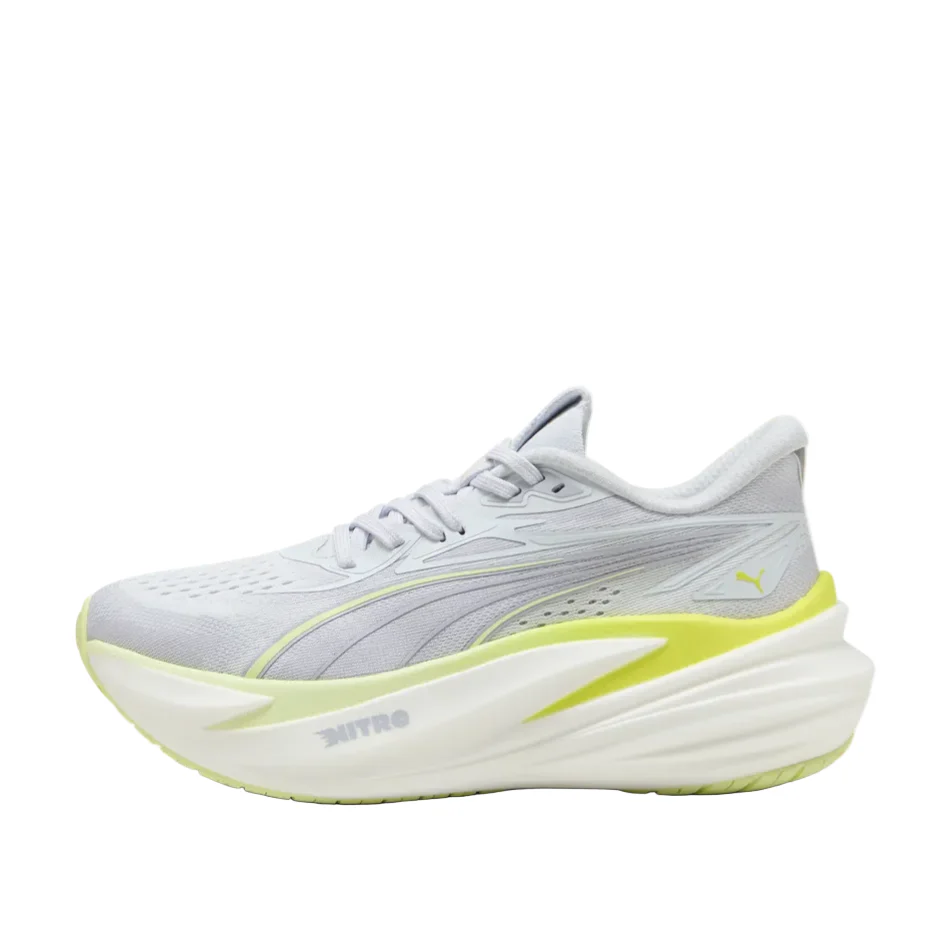 PUMA Women's MagMax NITRO 2 Running Shoes in Silver Mist/Apple Spritz SS26 - Image 4