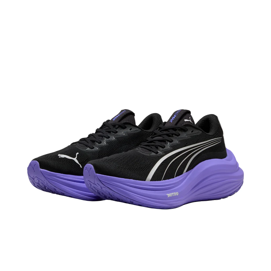 PUMA Women's MagMax NITRO Running Shoes in PUMA Black/ Dark Amethyst AW25 - Image 3
