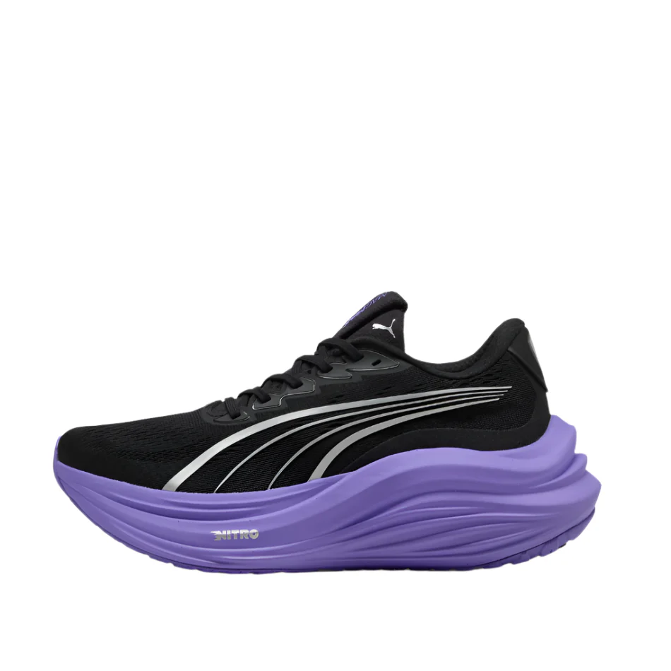 PUMA Women's MagMax NITRO Running Shoes in PUMA Black/ Dark Amethyst AW25 - Image 4