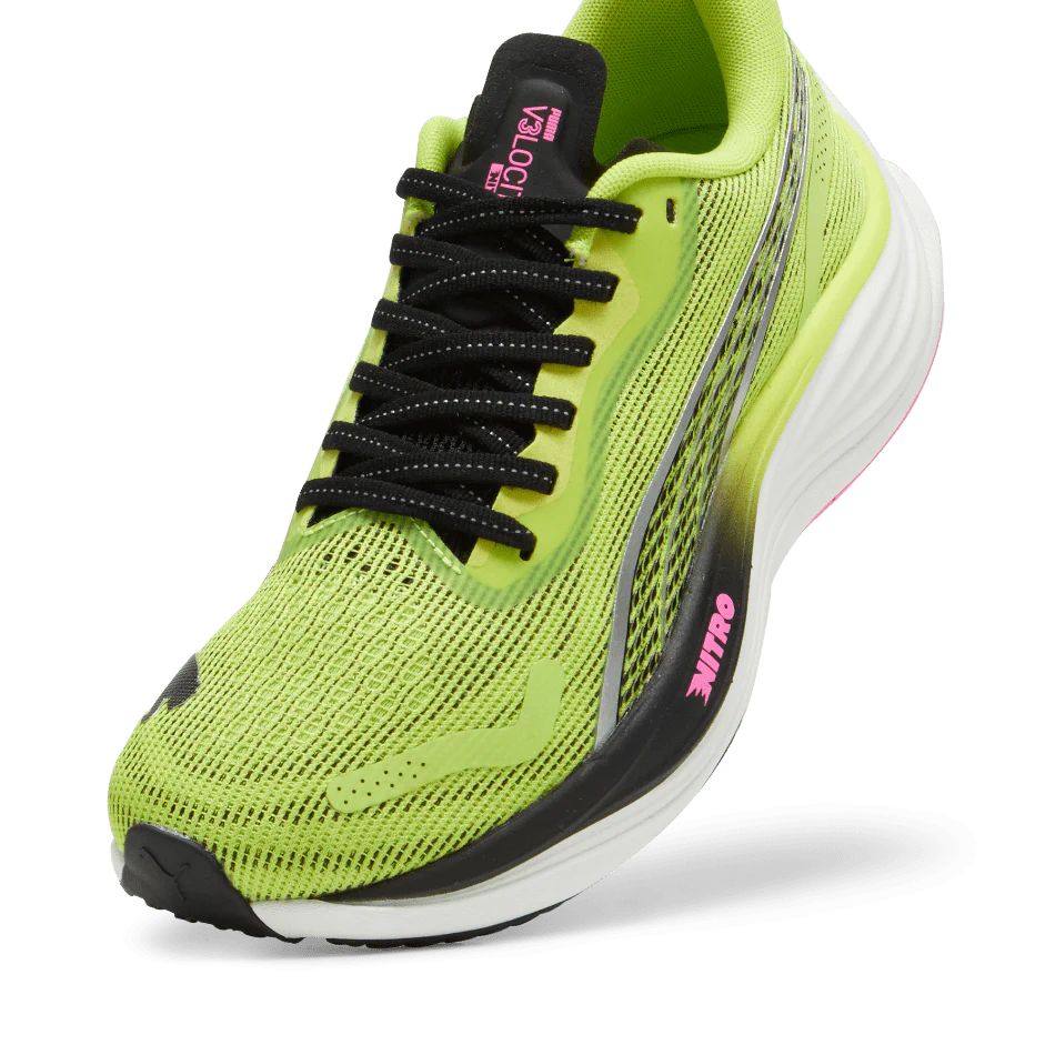 Puma Velocity Nitro 3 Women's Running Shoes SS24 Lime Pow-PUMA Black-Poison Pink - Image 5