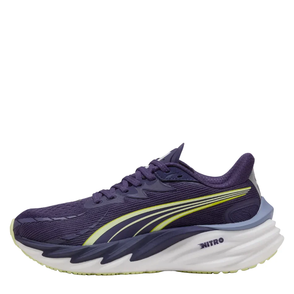 PUMA Women's Velocity NITRO 4 Running Shoes in Deep Plum/Apple Spritz SS26 - Image 6