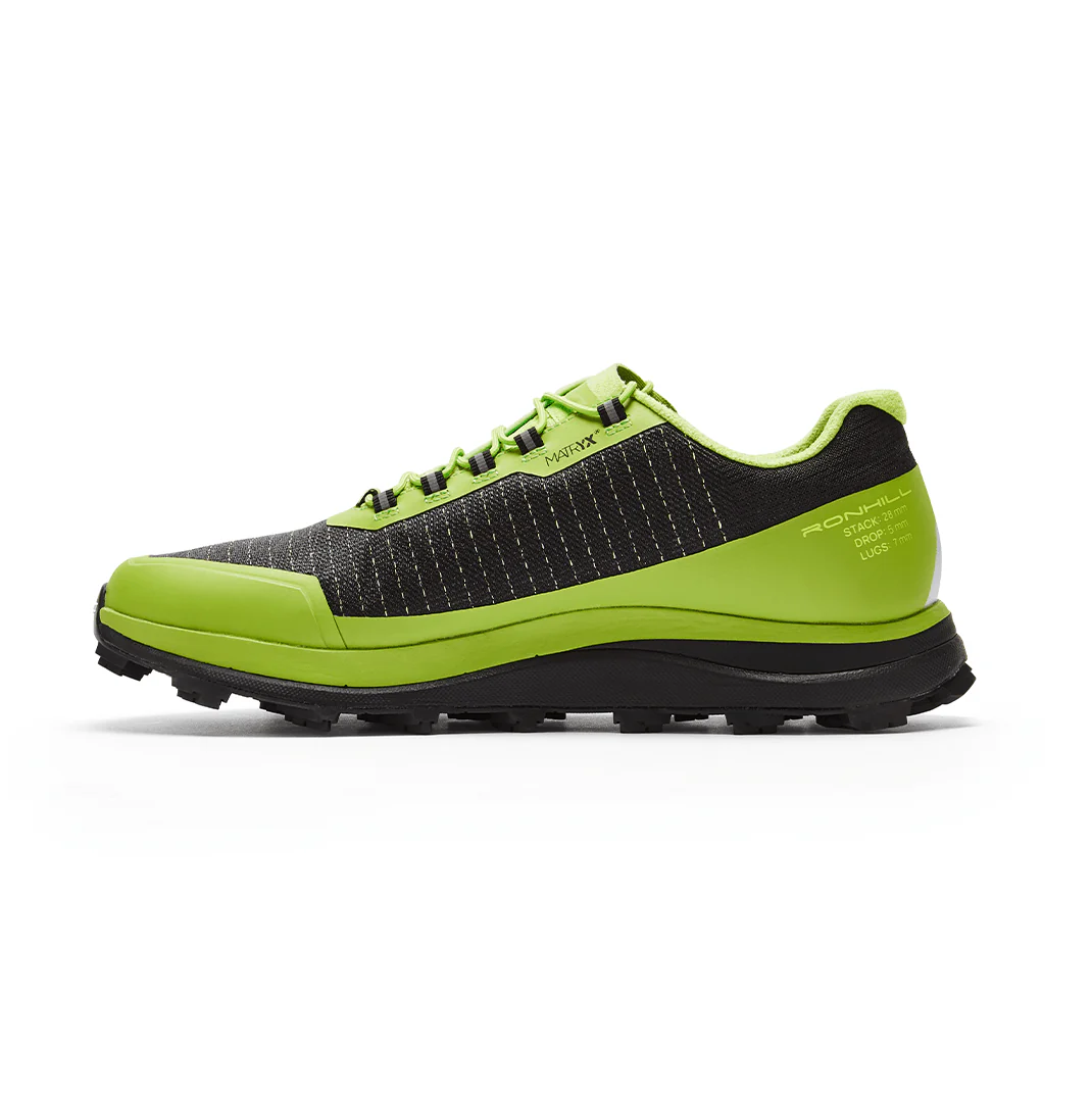 Ronhill Reverence Men's Trail Running Shoes Forest/Lime/Lemon - Image 2