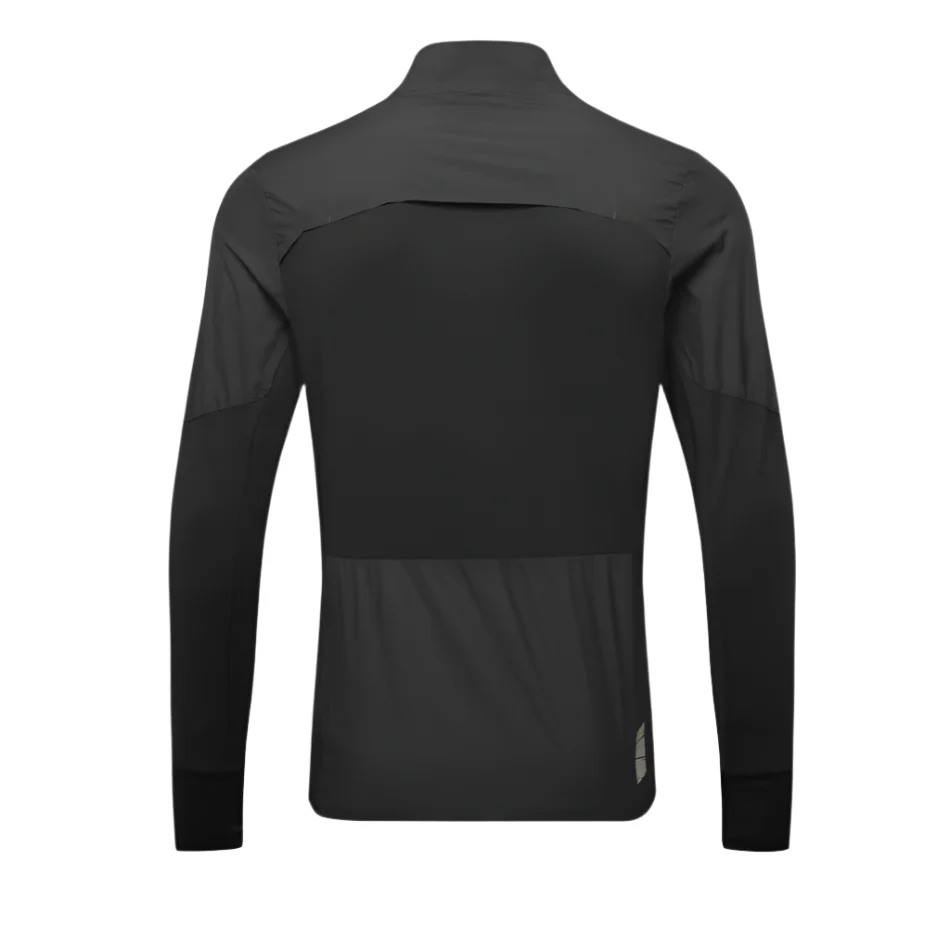 Ronhill Men's Tech Wind-Block 1/2 Zip Top in All Black AW25 - Image 2