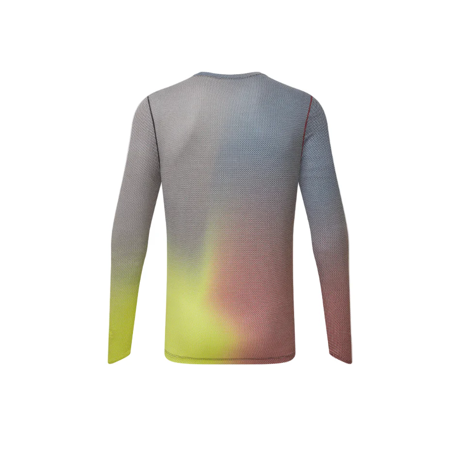 Ronhill Tech Golden Hour Long Sleeved Tee in Acid Merge AW25 - Image 2