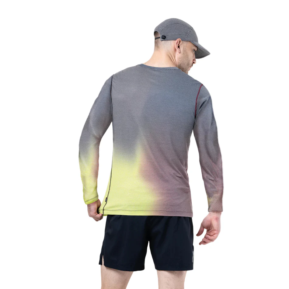 Ronhill Tech Golden Hour Long Sleeved Tee in Acid Merge AW25 - Image 4