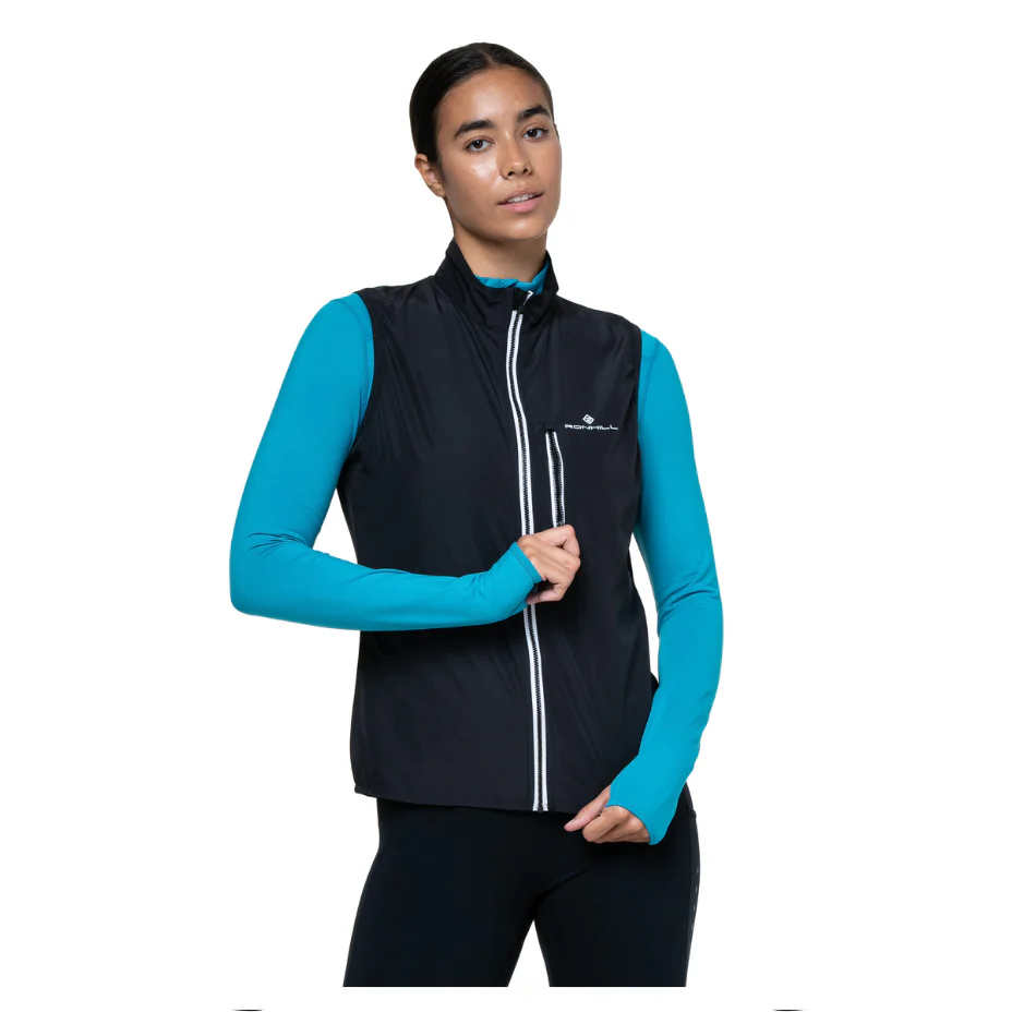 Ronhill Women's Core Gilet in All Black AW25 - Image 3