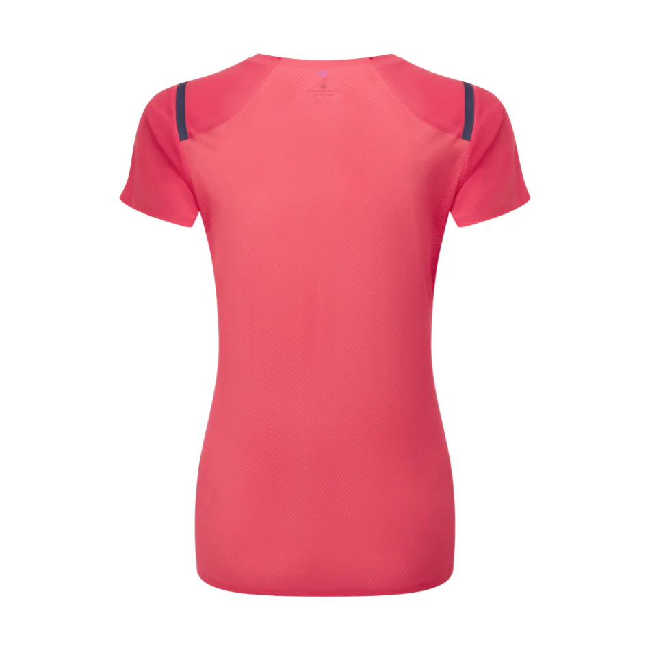 Ronhill Women's Tech Race Short Sleeved Tee in Sunset/Razzmataz SS25 - Image 4