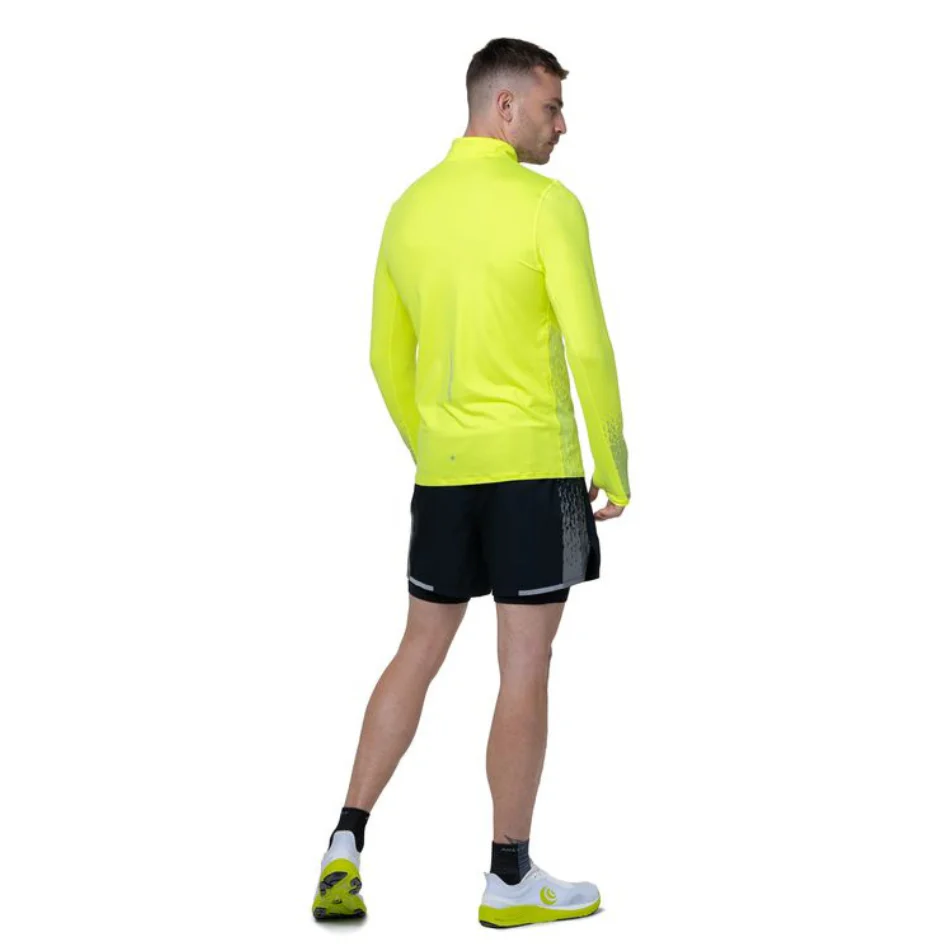 Ronhill Men's Tech Reflect 1/2 Zip in Fluo Yellow/Reflect AW25 - Image 2