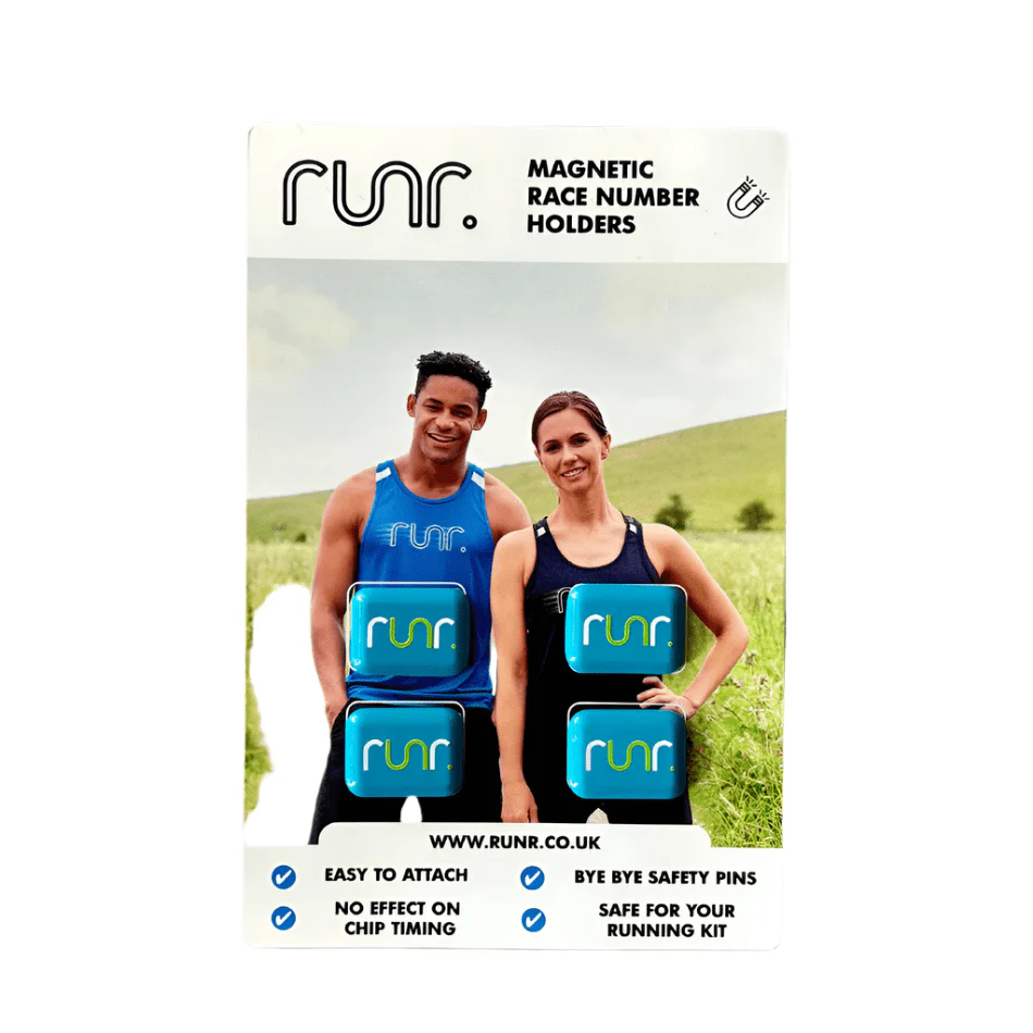 Runr Race Number Magnets - Petrol Blue