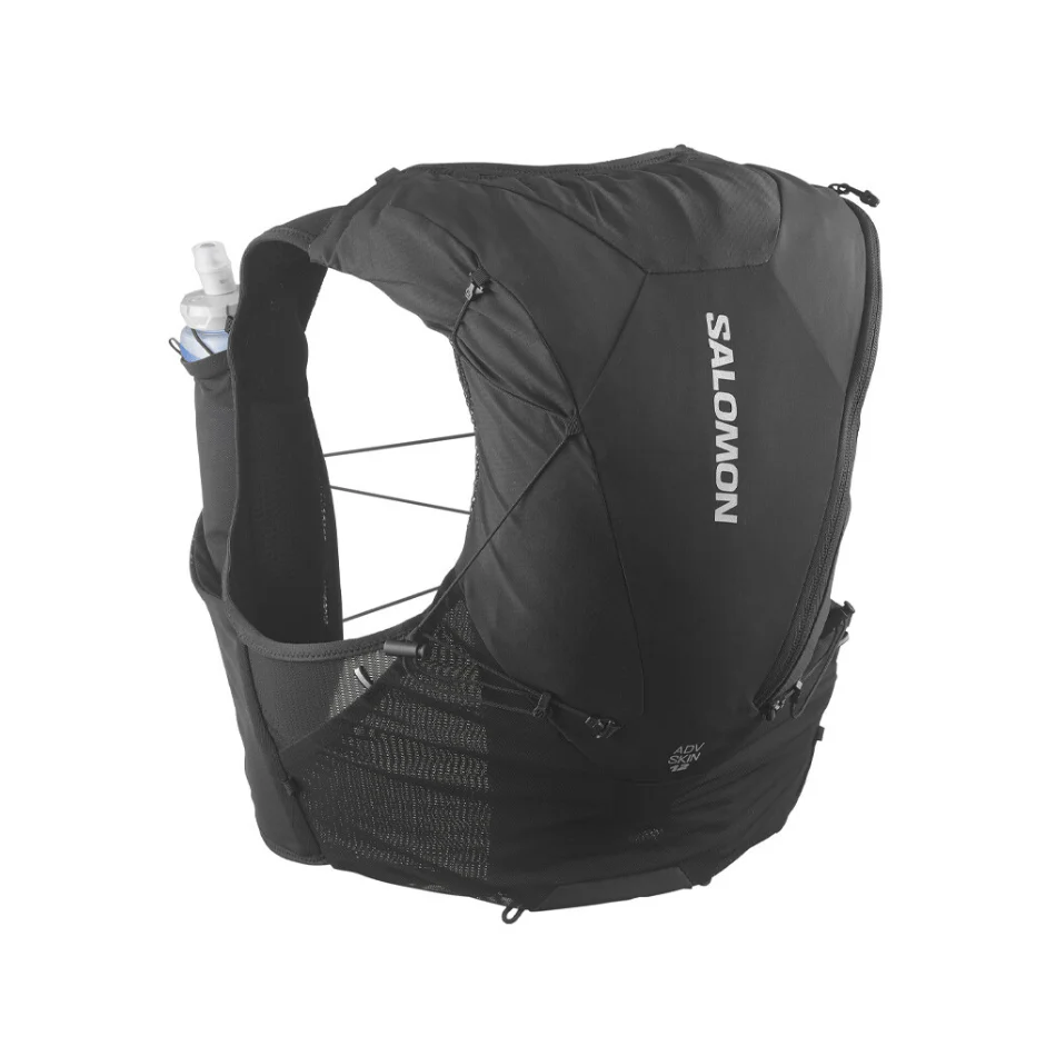 Salomon Unisex ADV Skin 12 Running Vest in Black - Image 2