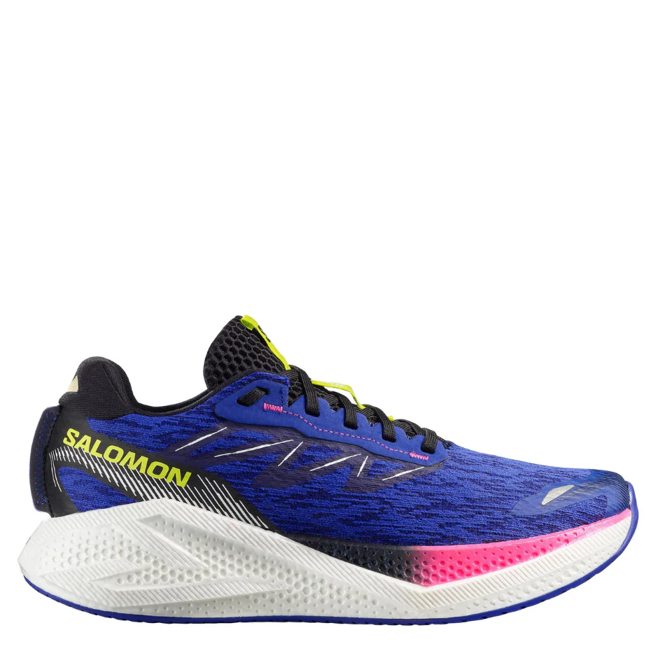 Salomon Men's Aero Glide 4 Running Shoes in Bluing/White/Black SS26