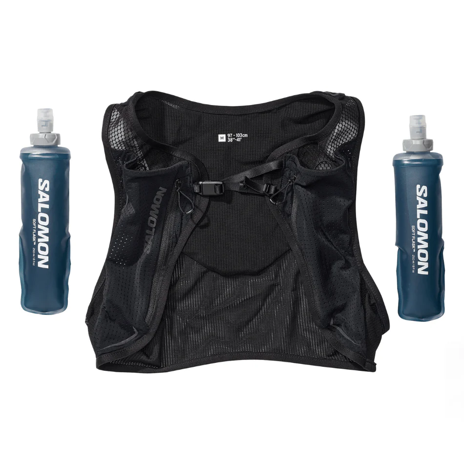 Salomon Unisex Pulse 2 Set Running Vest in Black AW25