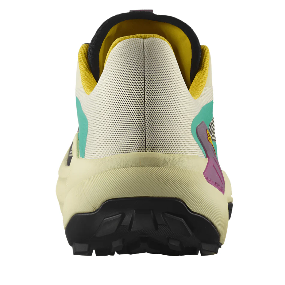 Salomon Men's Genesis Running Shoes in Transparent Yellow/Black/Willowherb AW25 - Image 4