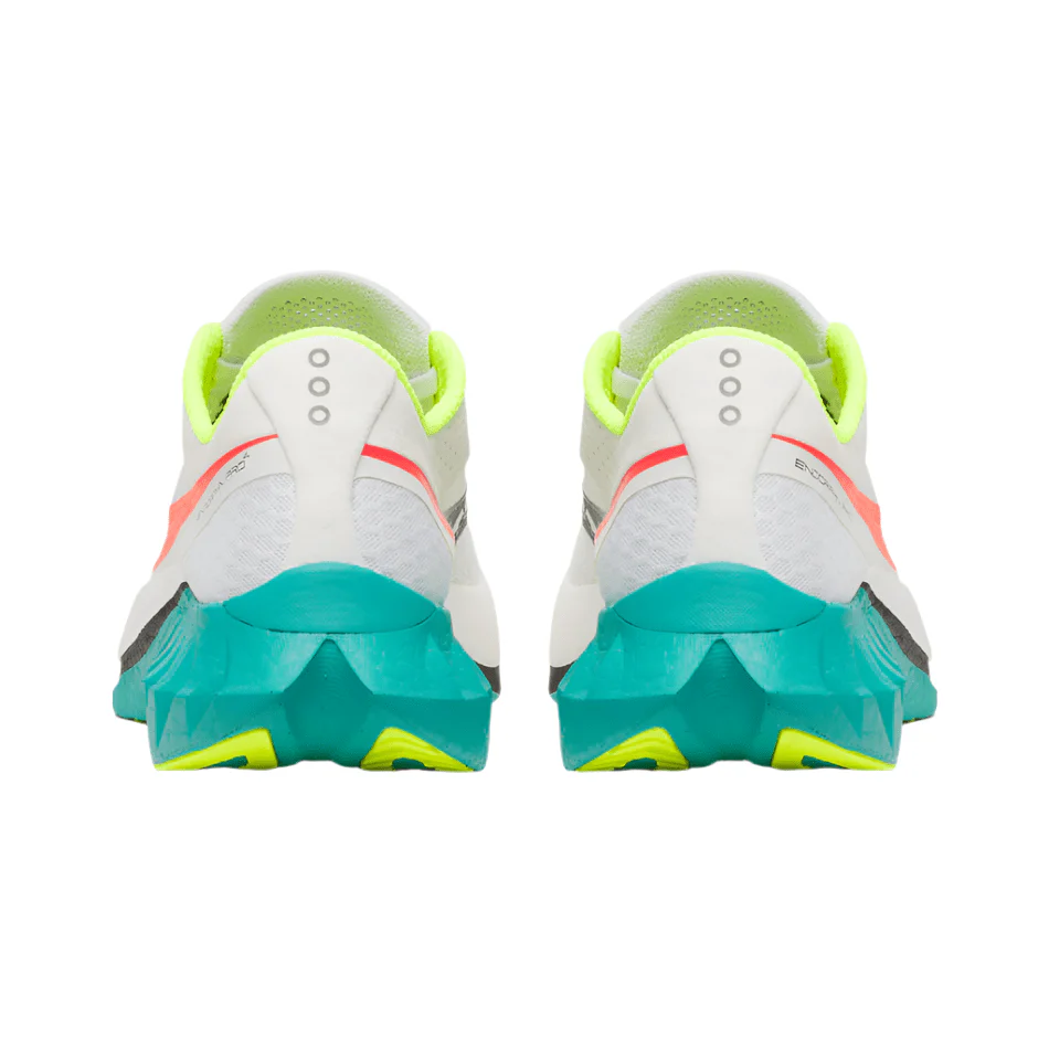 Saucony Men's Endorphin Pro 4 Running Shoes in White/Mutant AW25 - Image 4