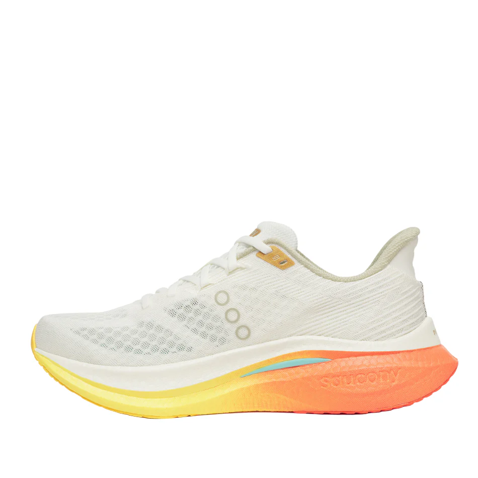 Saucony Men's Endorphin Speed 5 in Ivory/Fire SS26 - Image 2