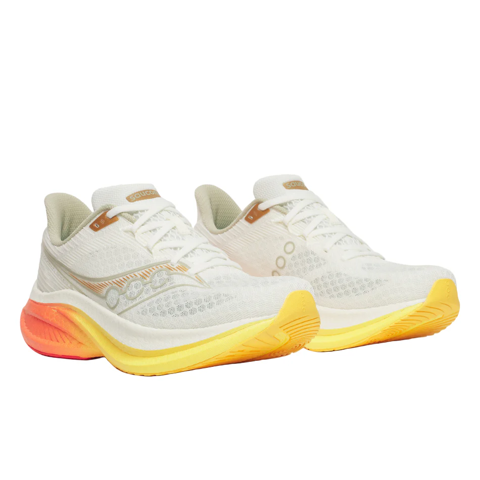 Saucony Men's Endorphin Speed 5 in Ivory/Fire SS26 - Image 5