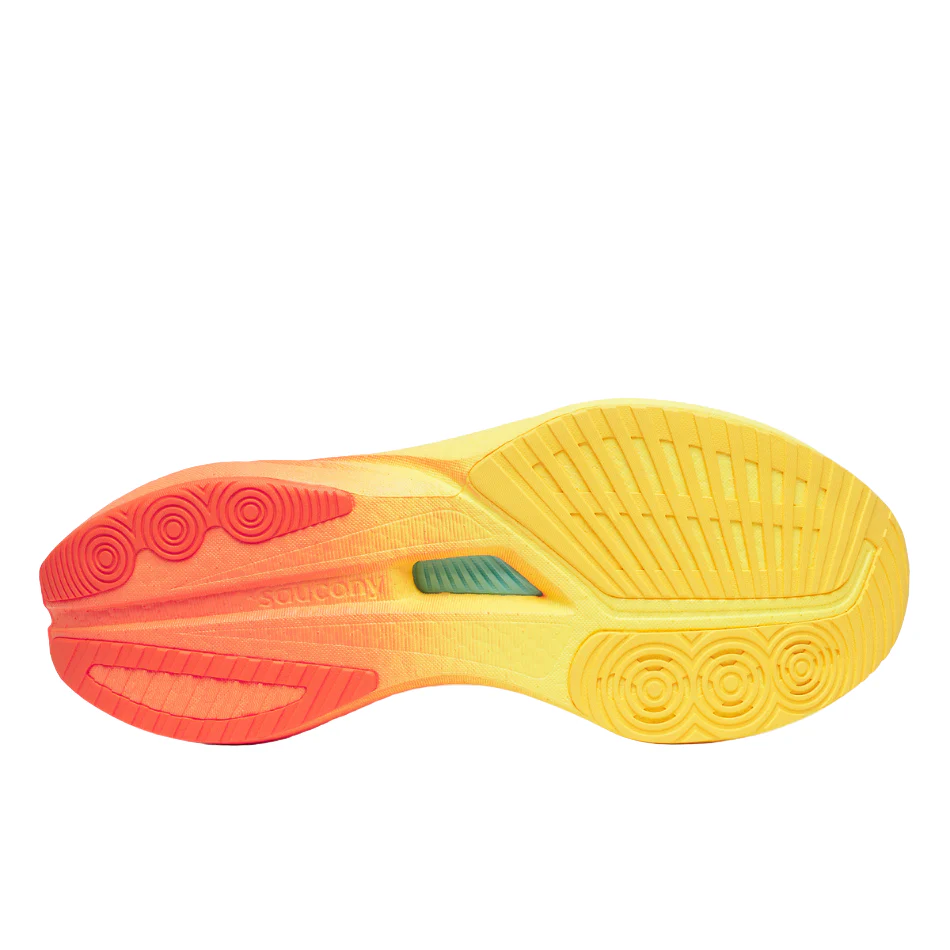 Saucony Men's Endorphin Speed 5 in Ivory/Fire SS26 - Image 6