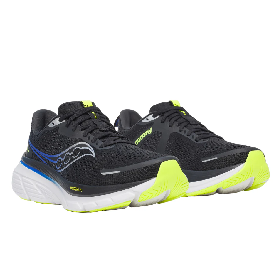 Saucony Men's Guide 18 Running Shoes in Black/Lapis - Online Exclusive - Image 3