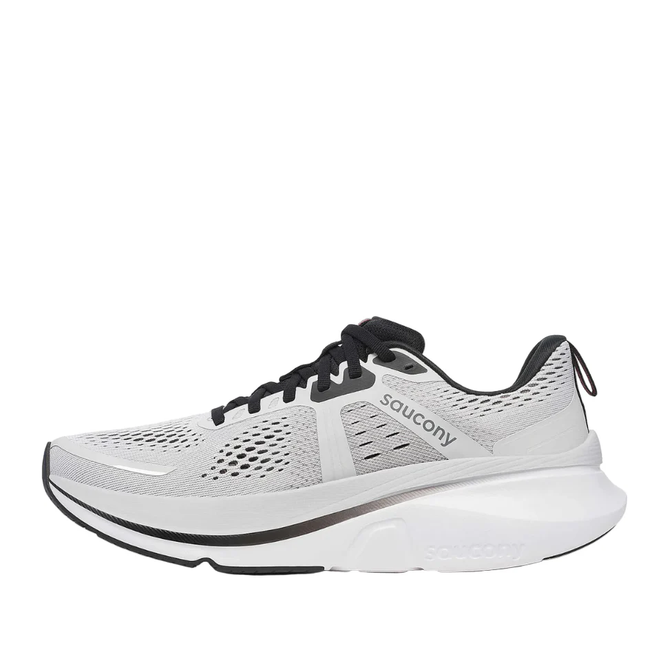 Saucony Men's Guide 18 Running Shoes in Cloud/Black SS25 - Image 3