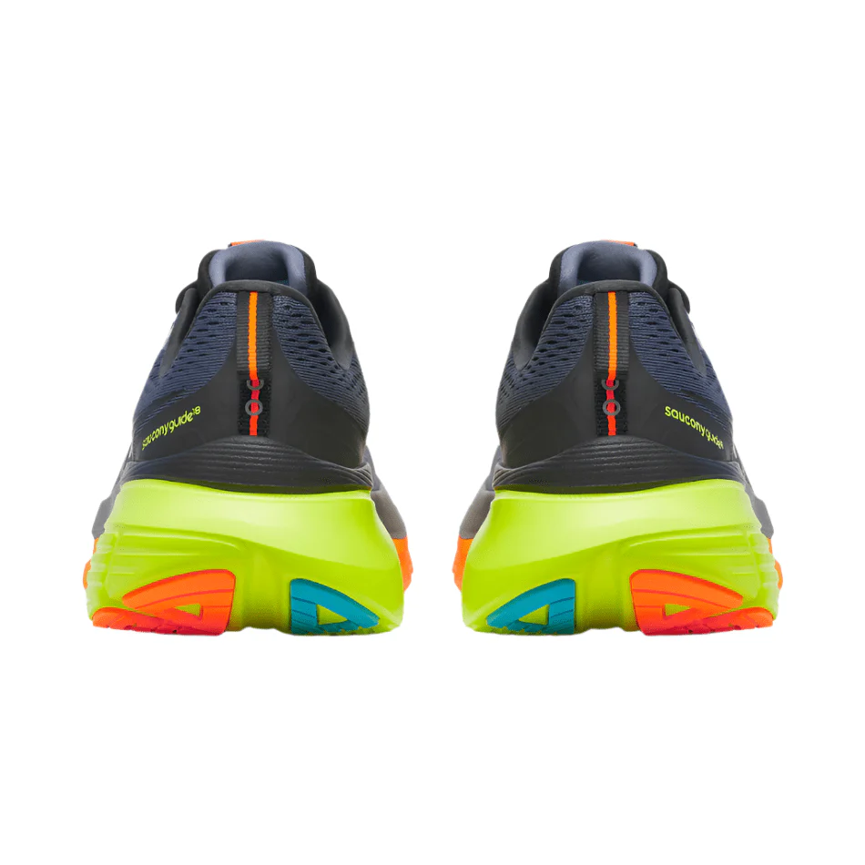 Saucony Men's Guide 18 Running Shoes in Shadow/Vizi AW25 - Image 4