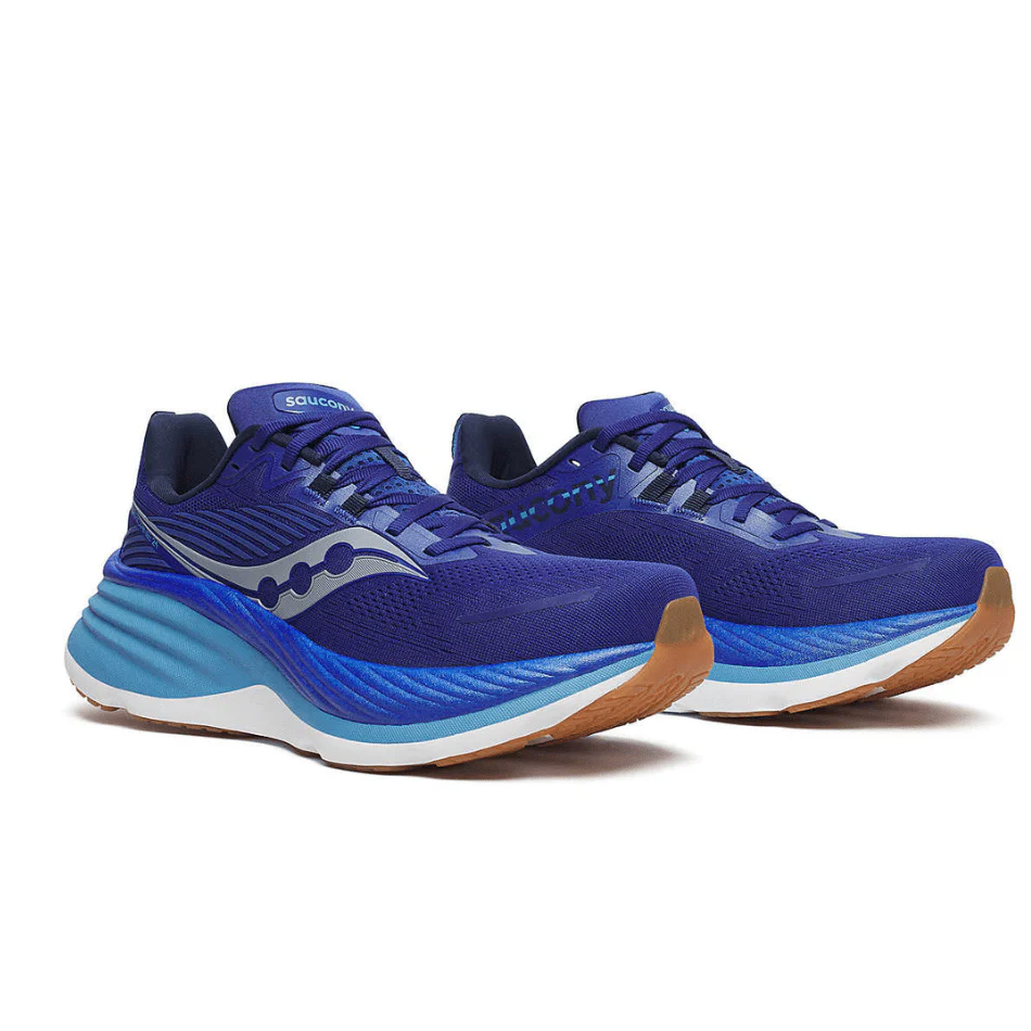 Saucony Men's Hurricane 24 Running Shoes in Azurite SS25 - Image 2
