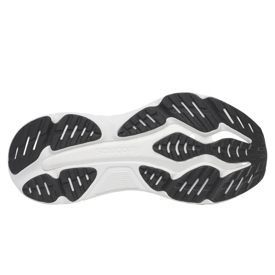 Saucony Men's Hurricane 25 Running Shoes in Black/White - Online Exclusive - Image 4