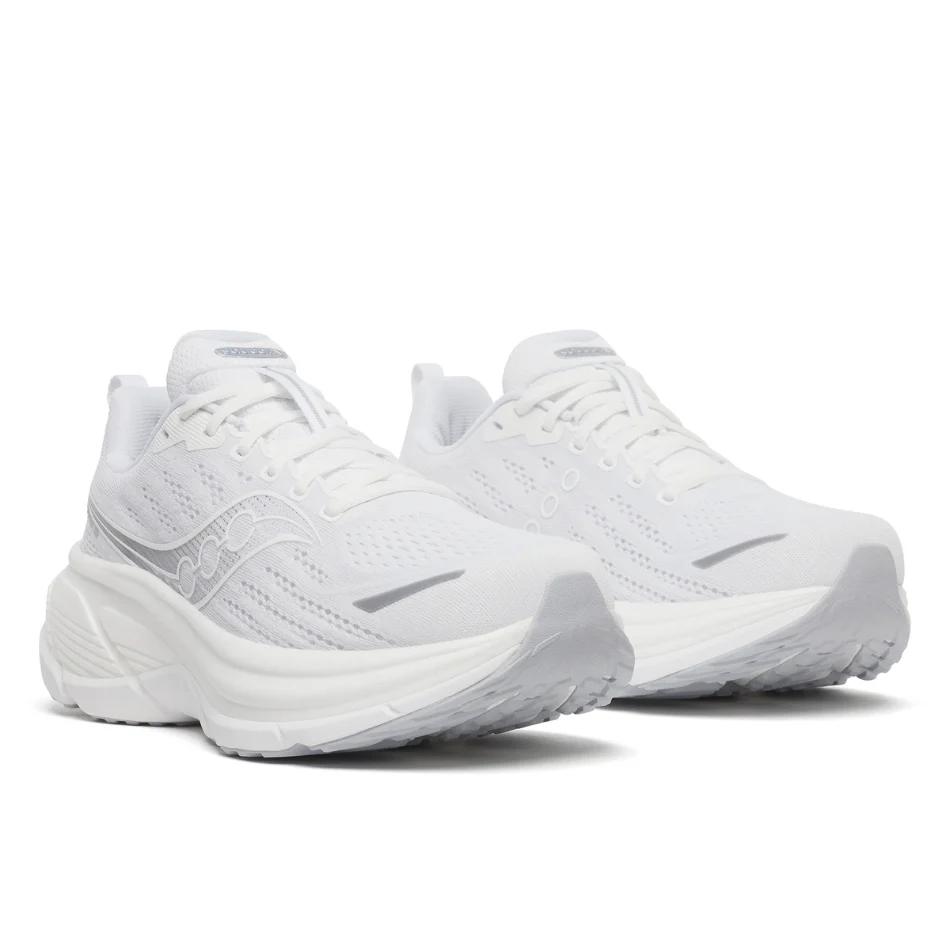 Saucony Men's Hurricane 25 Running Shoes in White - Online Exclusive - Image 5