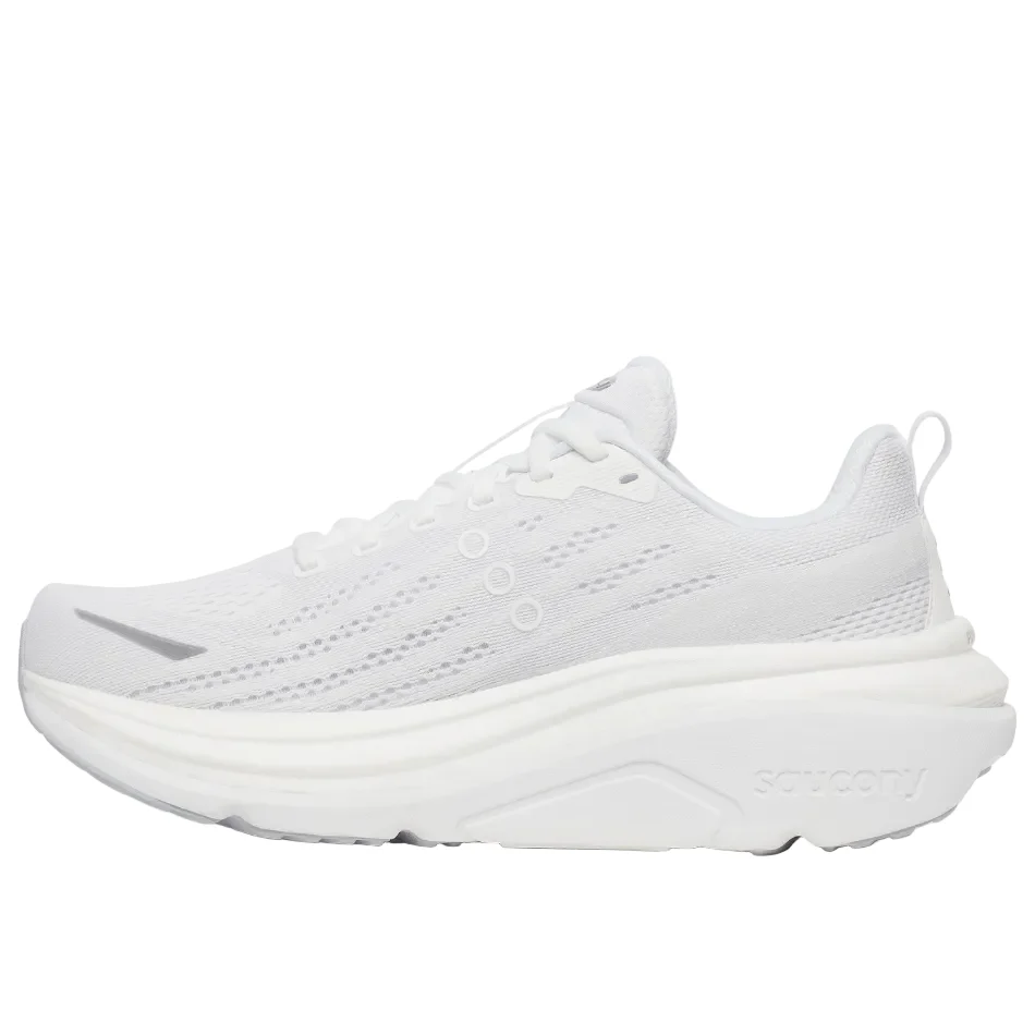 Saucony Men's Hurricane 25 Running Shoes in White - Online Exclusive - Image 6