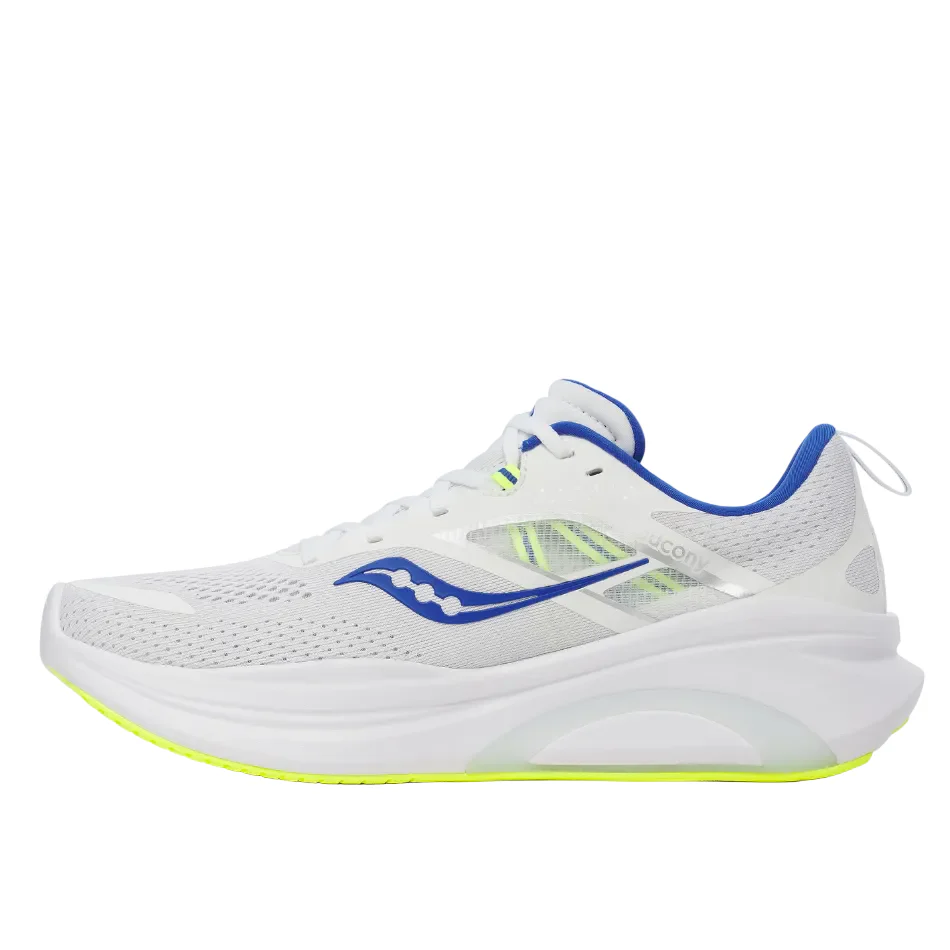Saucony Men's Omni 22 Running Shoes in White/Lapis - Online Exclusive - Image 6