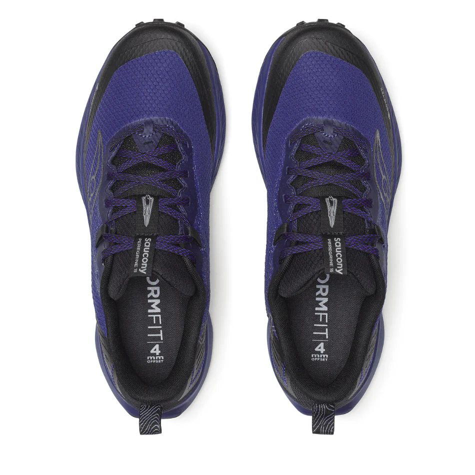 Saucony Men's Peregrine 15 GTX Trail Running Shoes in Regal/Black AW25 - Image 2