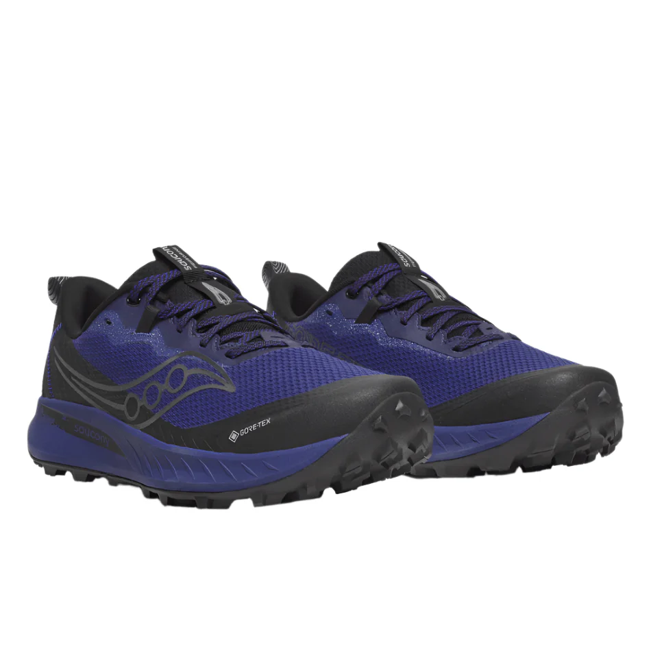 Saucony Men's Peregrine 15 GTX Trail Running Shoes in Regal/Black AW25 - Image 5