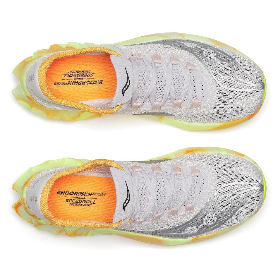Saucony Women's Endorphin Pro 4 Running Shoes in Fog/Peel SS25 - Image 4