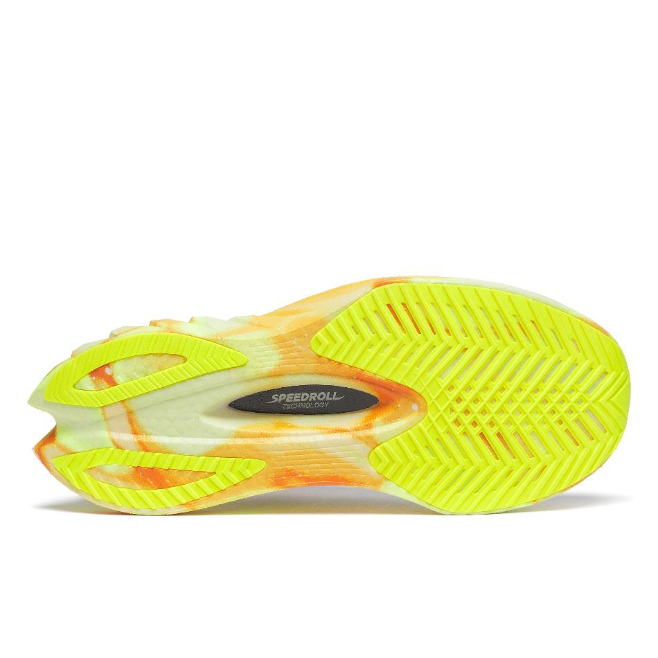 Saucony Women's Endorphin Pro 4 Running Shoes in Fog/Peel SS25 - Image 5
