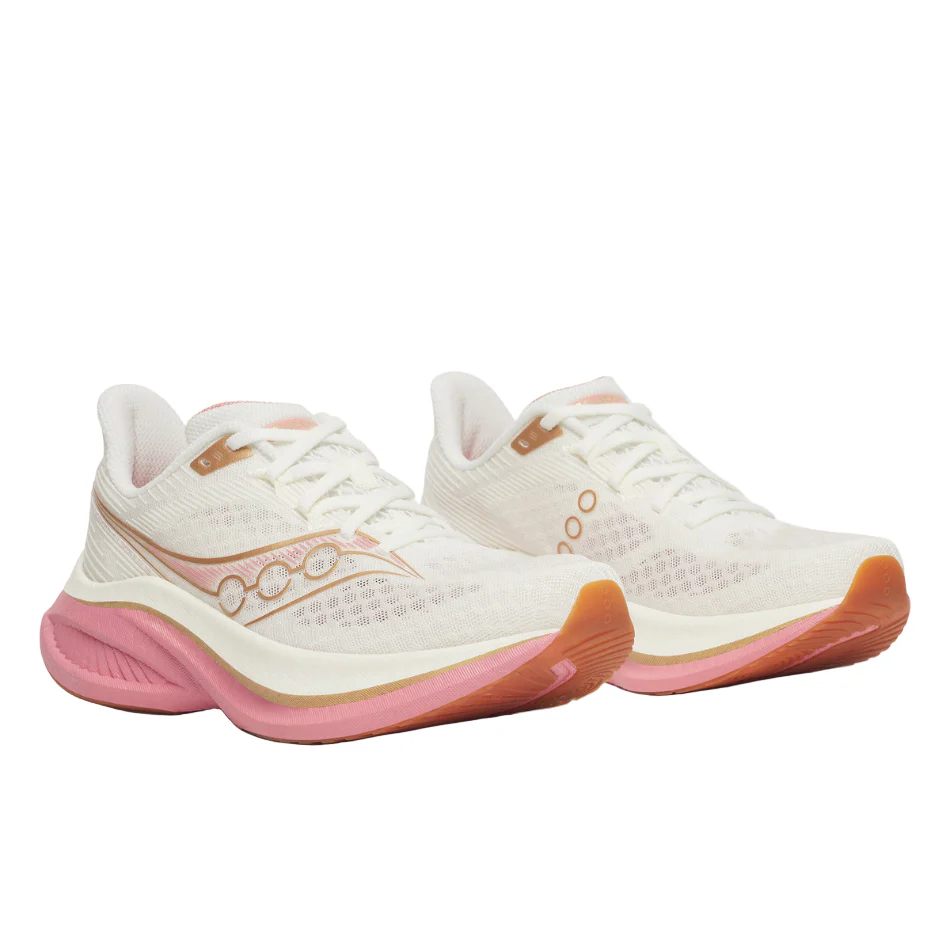 Saucony Women's Endorphin Speed 5 Running Shoes in Ivory/Mauve SS26 - Image 4