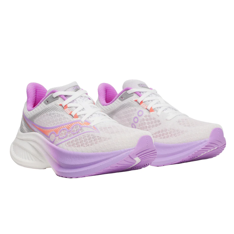 Saucony Women's Endorphin Speed 5 Running Shoes in White/Crocus - Online Exclusive - Image 3