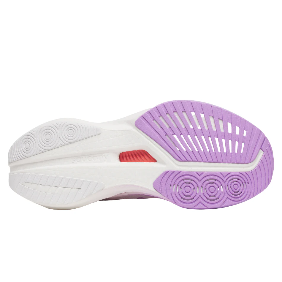 Saucony Women's Endorphin Speed 5 Running Shoes in White/Crocus - Online Exclusive - Image 4