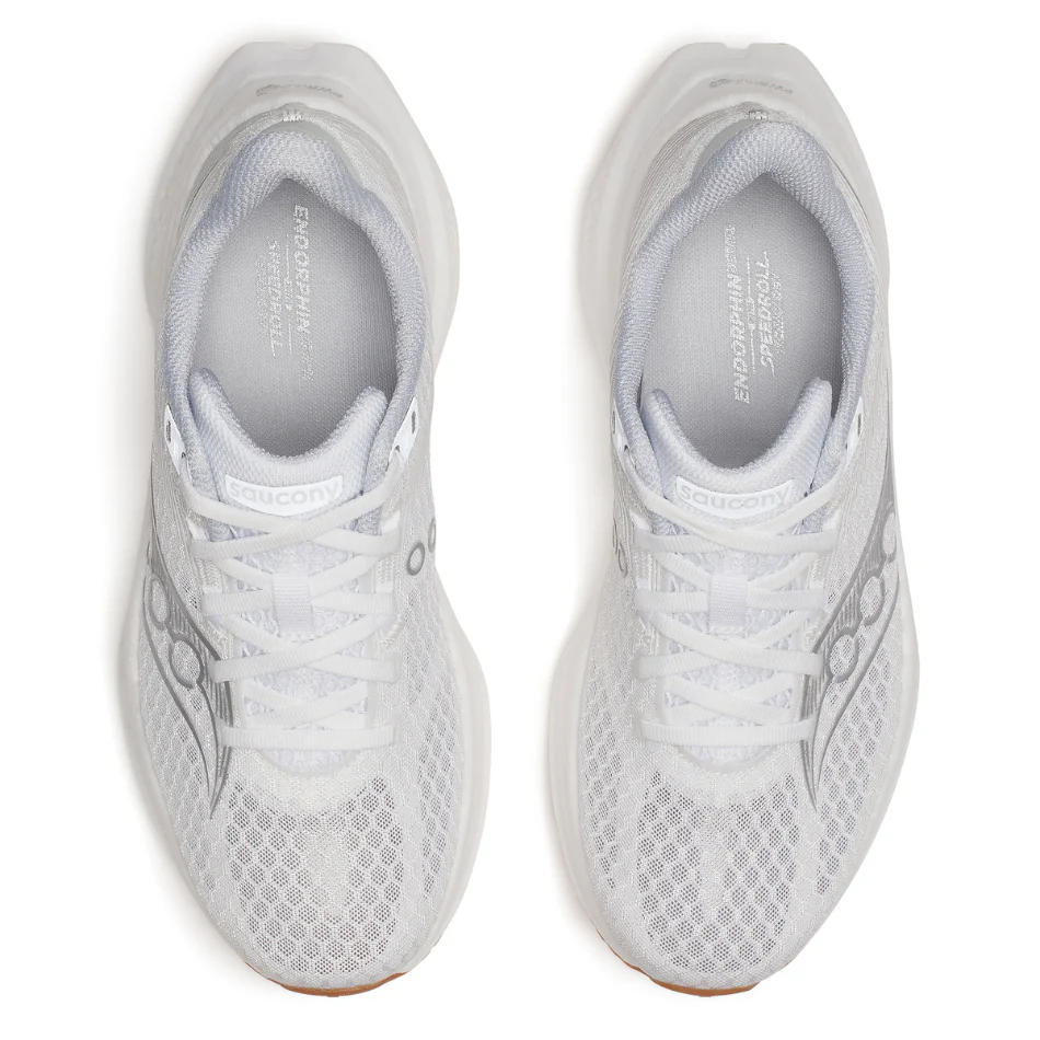 Saucony Women's Endorphin Speed 5 Running Shoes in White/Gum - Online Exclusive - Image 3