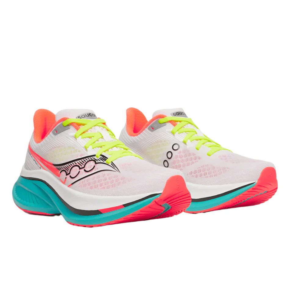 Saucony Women's Endorphin Speed 5 Running Shoes in White/Mutant AW25 - Image 5