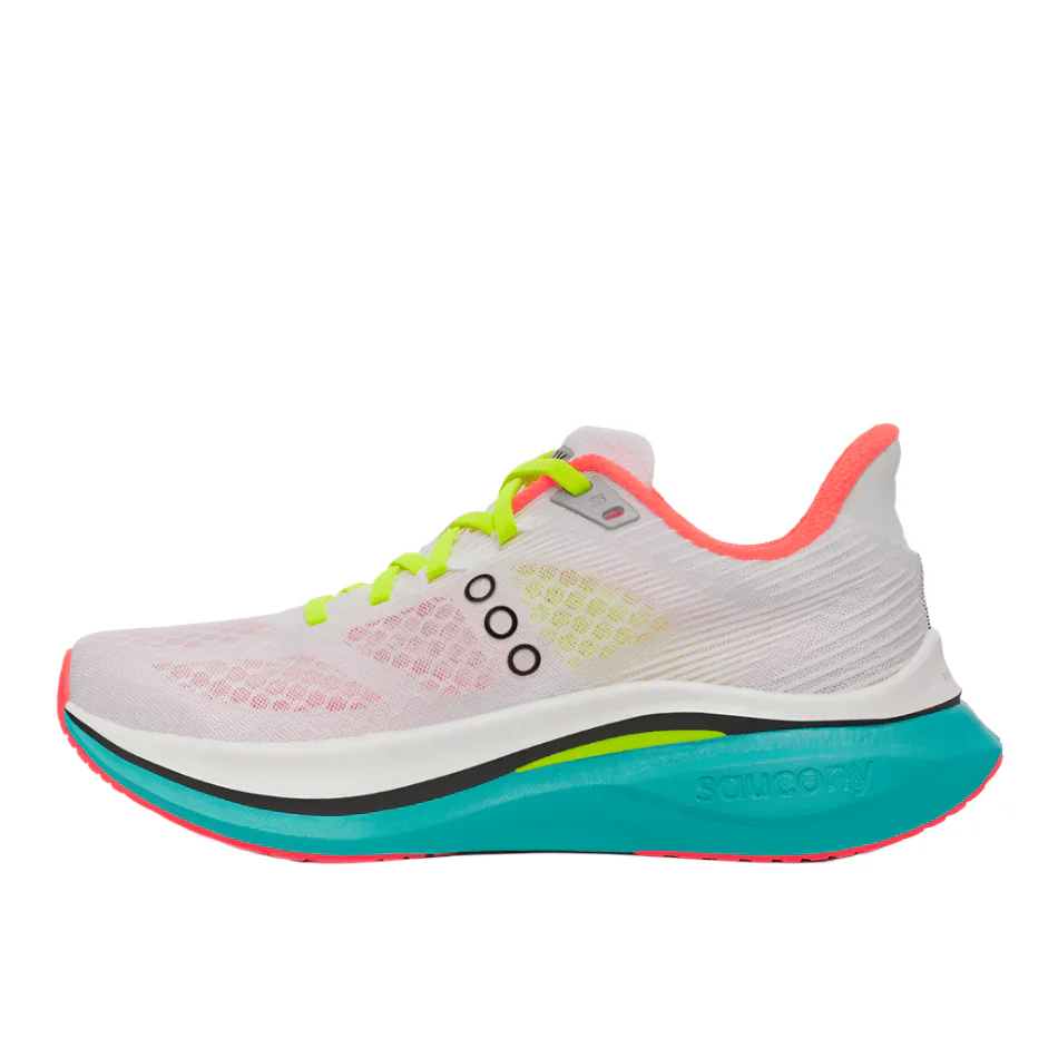 Saucony Women's Endorphin Speed 5 Running Shoes in White/Mutant AW25 - Image 6