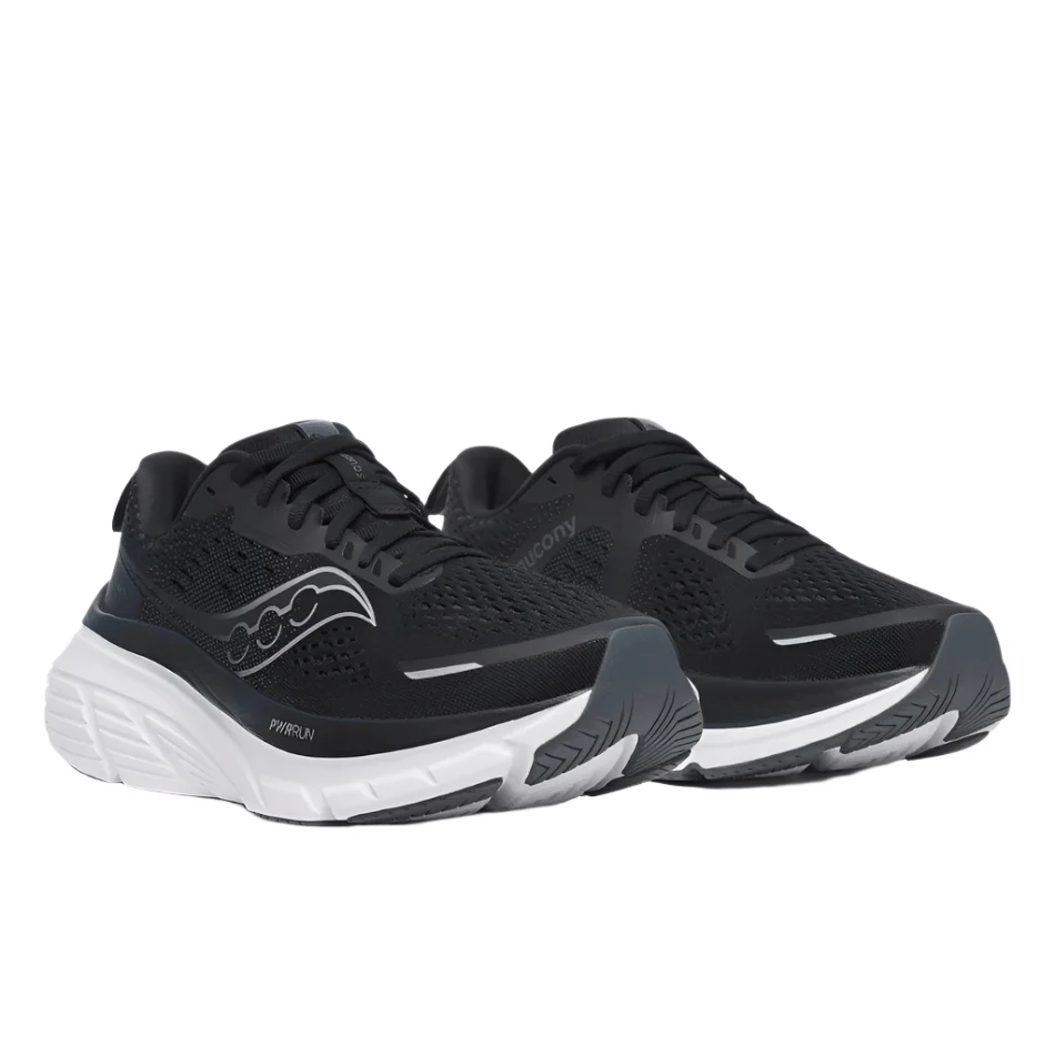 Saucony Women's Guide 18 Running Shoes in Black/White AW25 - Image 5