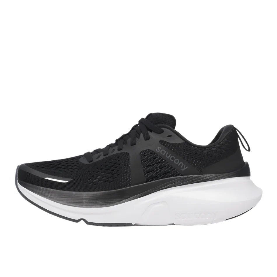 Saucony Women's Guide 18 Running Shoes in Black/White AW25 - Image 6