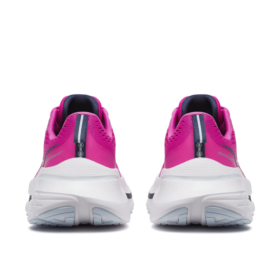 Saucony Women's Guide 18 Running Shoes in Fuchsia/Navy SS25 - Image 3