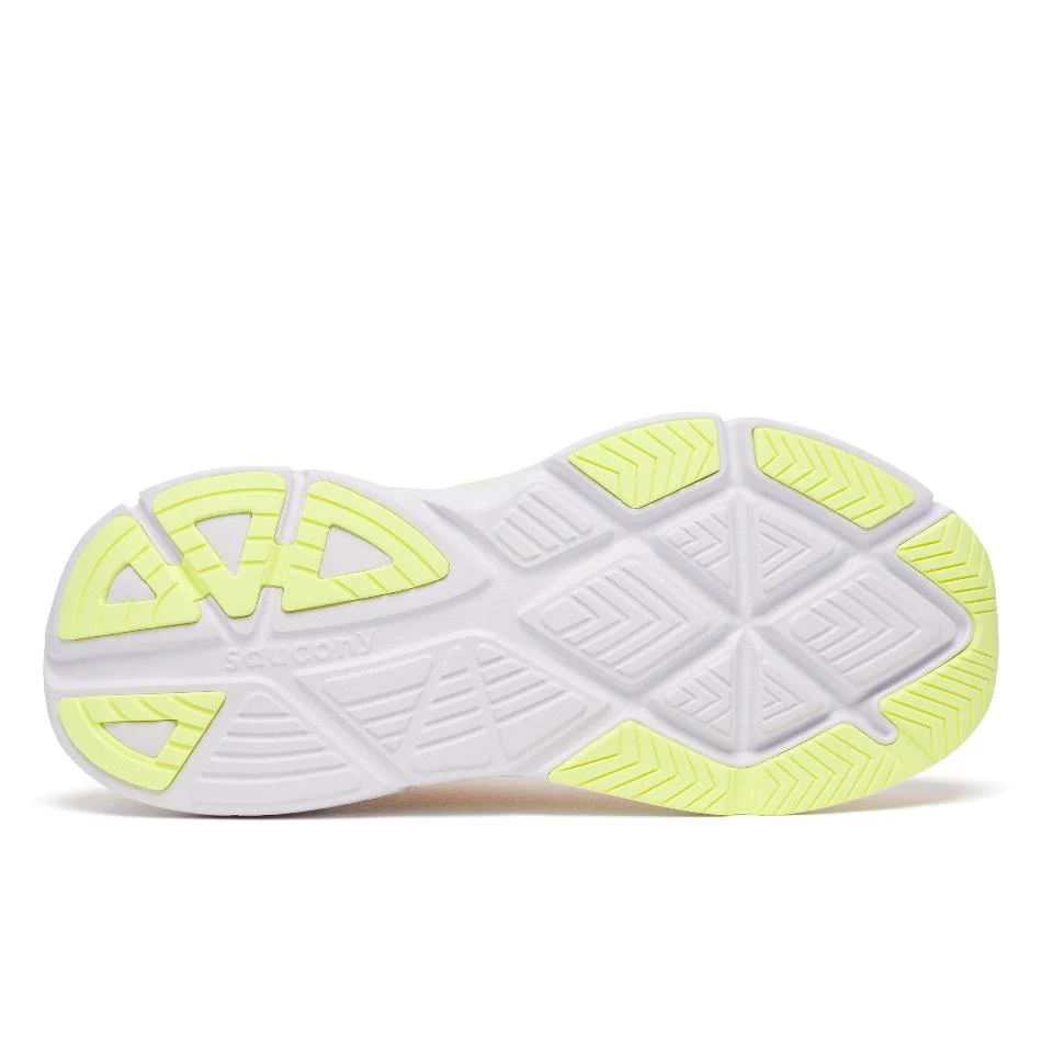 Saucony Women's Guide 18 Running Shoes in Peach/Sunny SS25 - Image 5