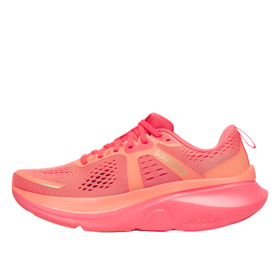Saucony Women's Guide 18 Running Shoes in Salmon/Coral AW25 - Image 6