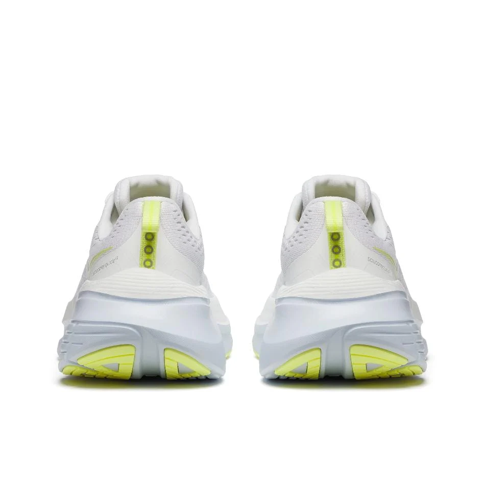 Saucony Women's Guide 18 Running Shoes in White/Ice Melt SS25 - Image 3