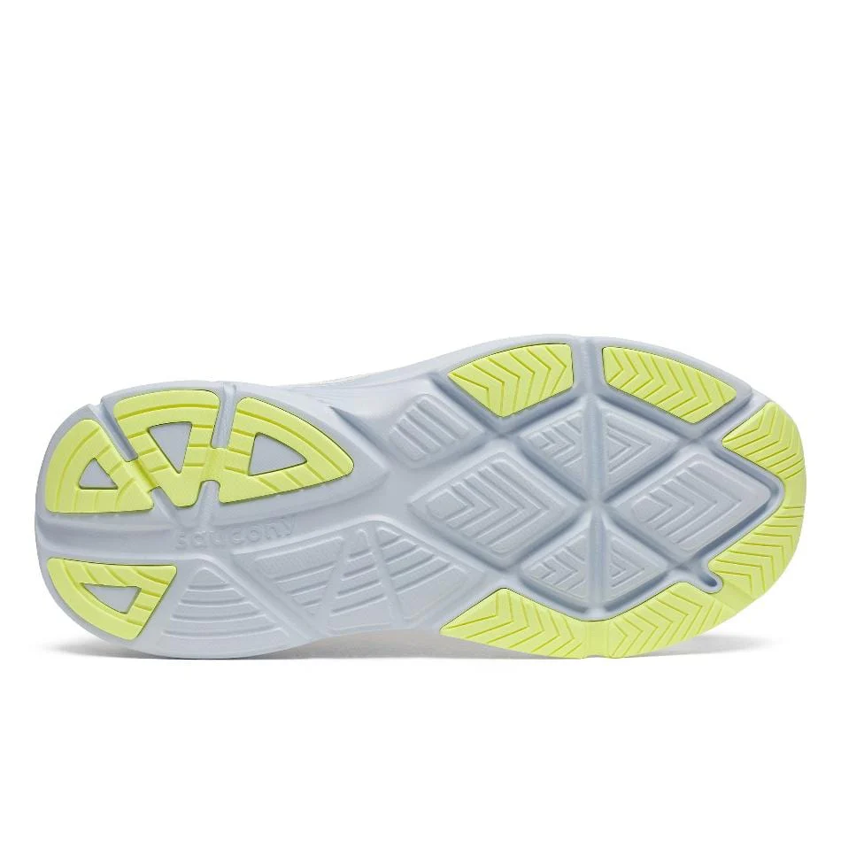 Saucony Women's Guide 18 Running Shoes in White/Ice Melt SS25 - Image 5