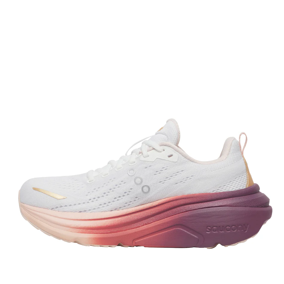 Saucony Women's Hurricane 25 Running Shoes in White/Cameo - Online Exclusive - Image 6