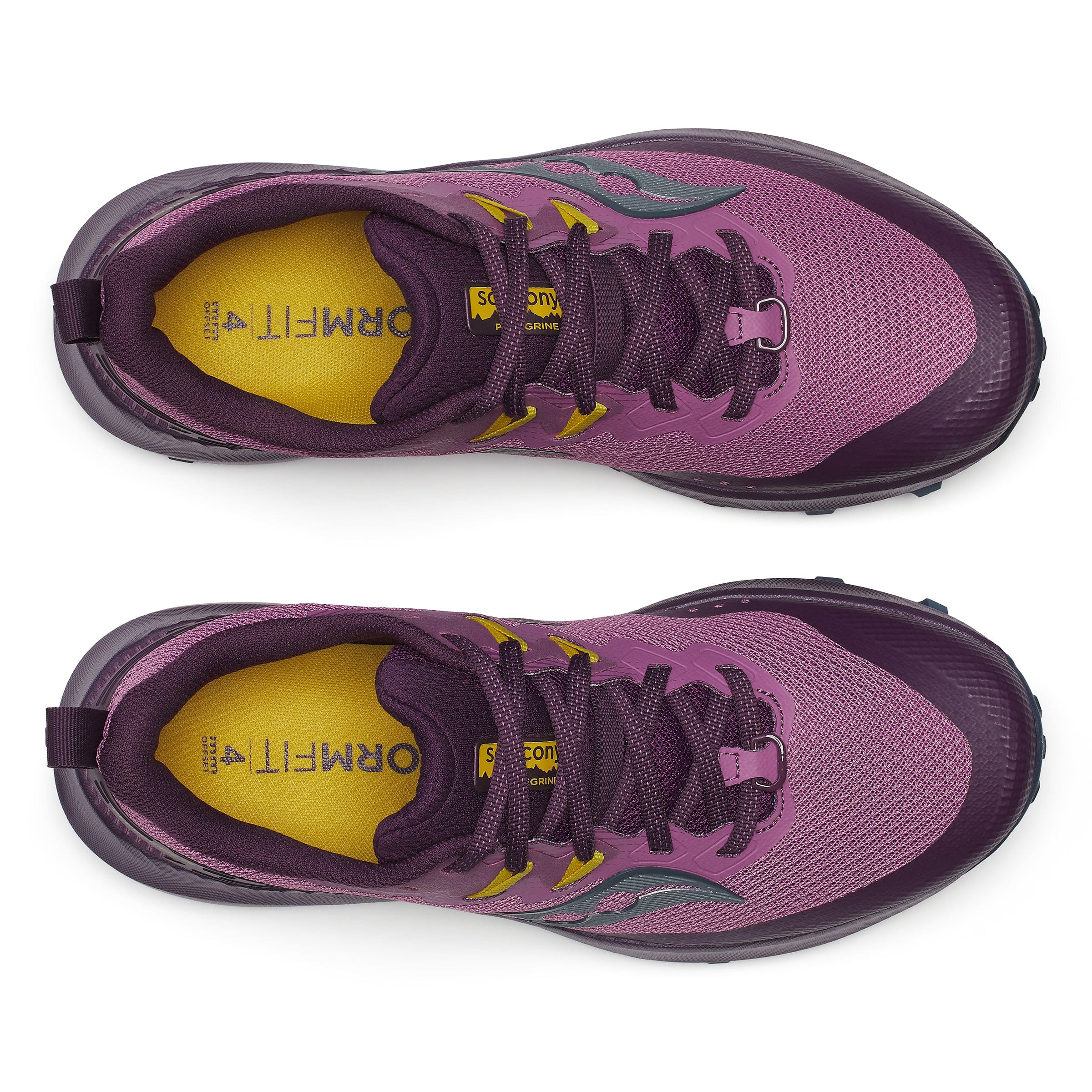 Saucony Women's Peregrine 14 Trail Running Shoes in Plum/Eggplant SS24 - Image 5