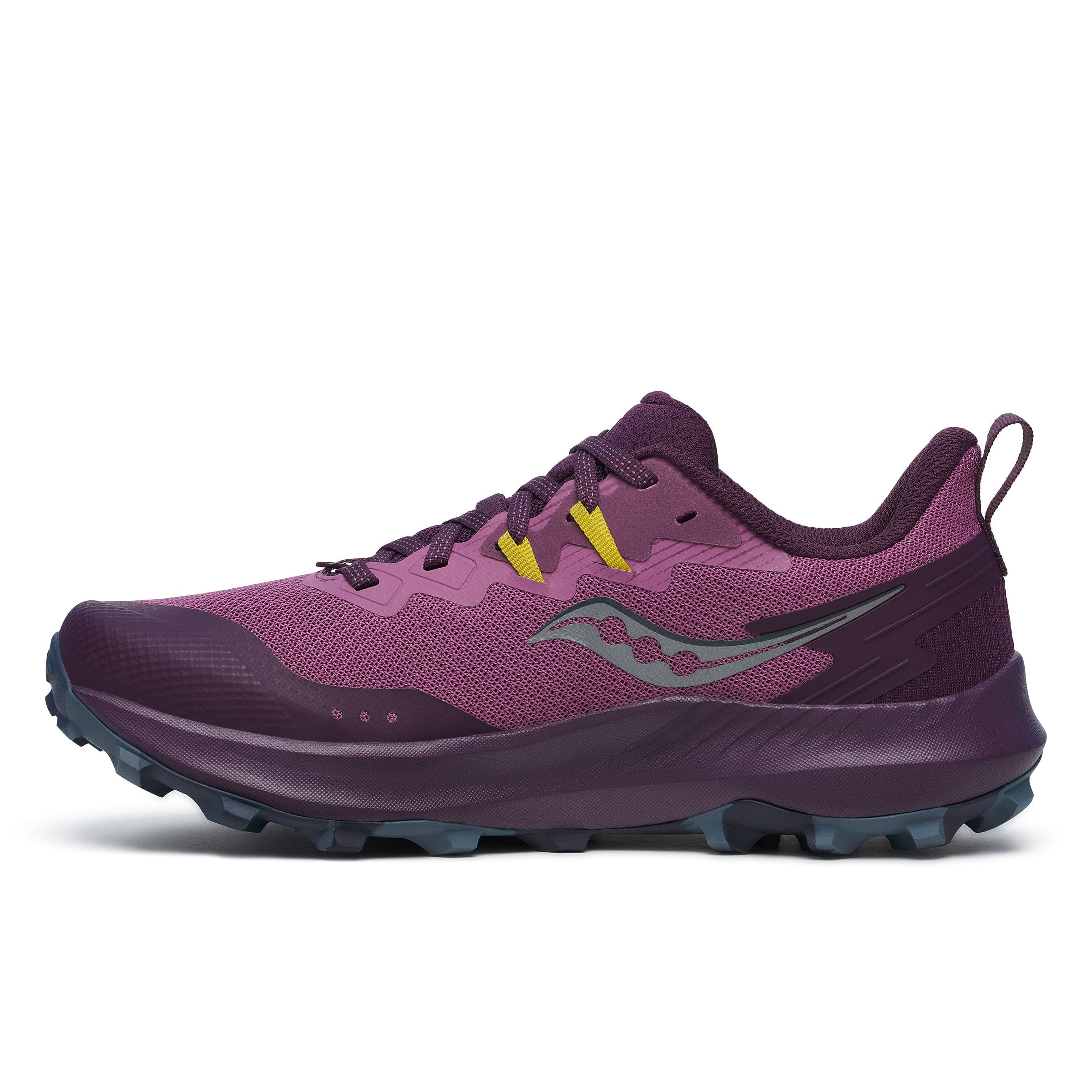 Saucony Women's Peregrine 14 Trail Running Shoes in Plum/Eggplant SS24 - Image 6