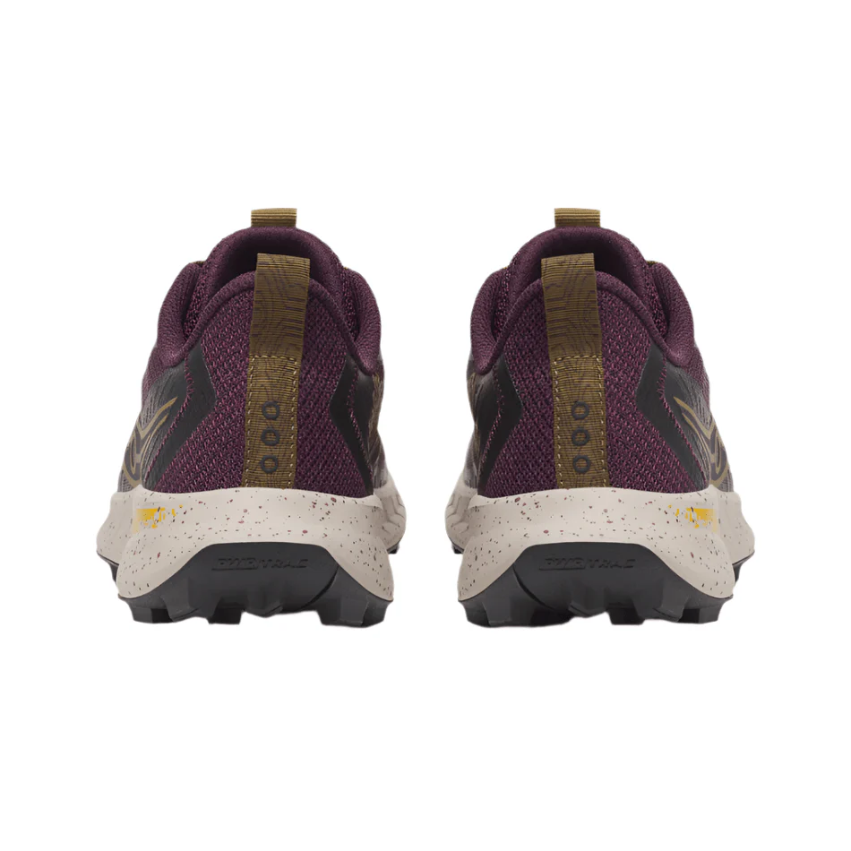 Saucony Women's Peregrine 15 Trail Running Shoes in Wine/Kodiak AW25 - Image 3